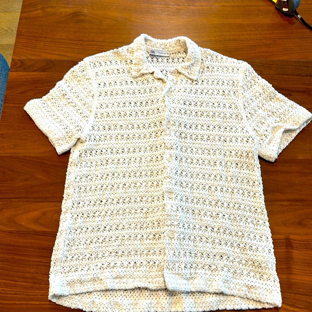Crochet button up
